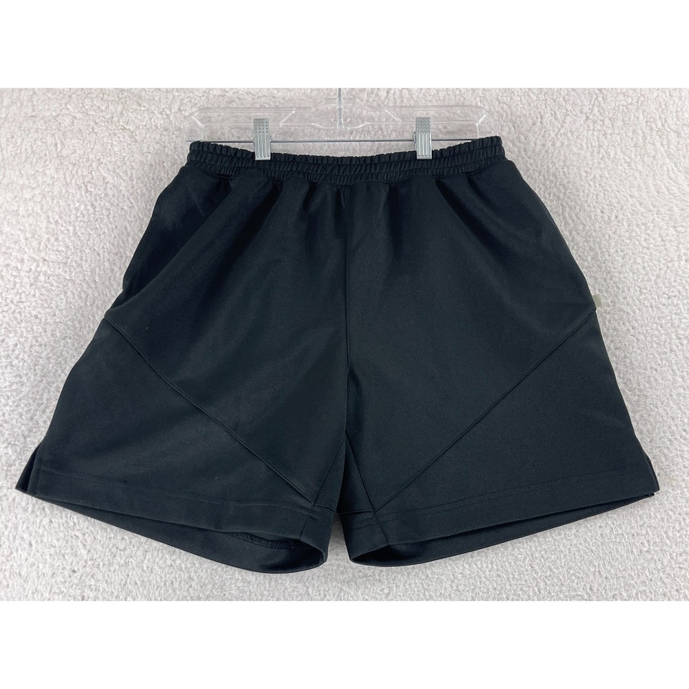 UO Standard Cloth Shorts Mens Small Black Pull On Elastic Waist 6" Sporty Casual